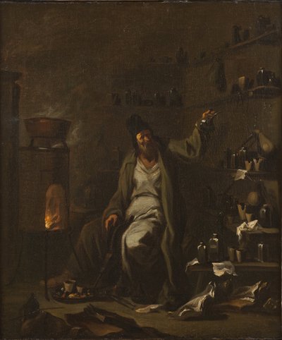 Un alchimista da Alessandro Magnasco