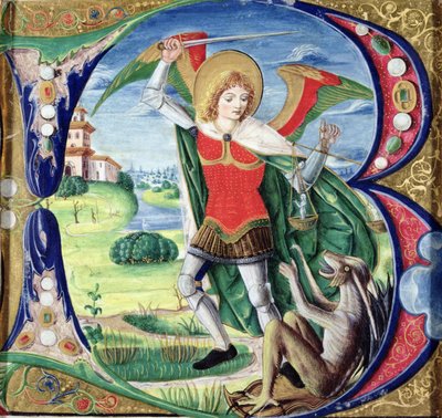 Iniziale istoriata 
