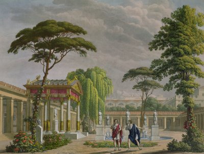 Giardini della Casa di Diomede a Pompei, decorazione per l