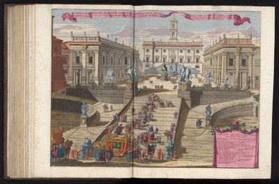 Scala verso Piazza del Campidoglio a Roma da Alessandro Specchi