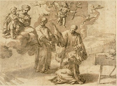 Visione di Santa Caterina da Siena da Alessandro Turchi