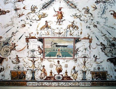Soffitto della Saletta, c.1570 da Alessandro del (attr.to) Barbiere