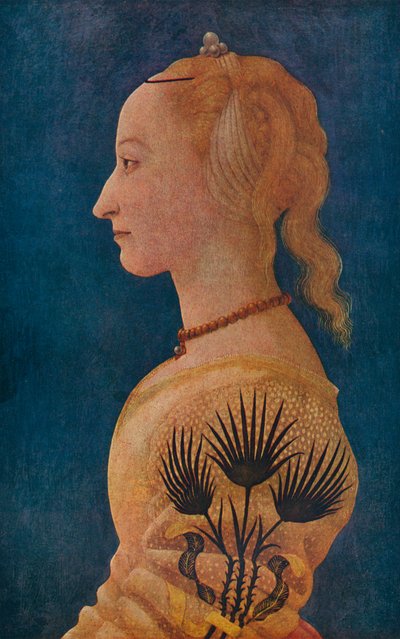 Ritratto di una signora, c1465 da Alesso Baldovinetti