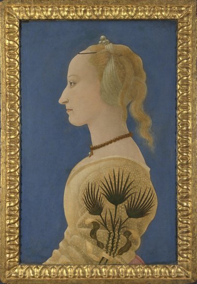 Ritratto di una signora, ca 1465 da Alesso Baldovinetti