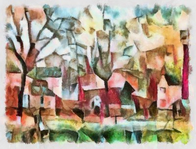 paesaggio in rosa da Alex Caminker