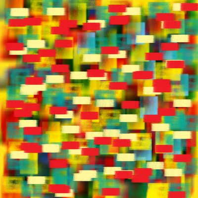 Puntinismo Orizzontale Marrone, 2019 da Alex Caminker