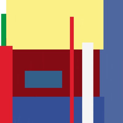 Casa in giardino, 2016 da Alex Caminker