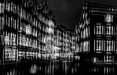 Luci nella città notturna, 2019 da Alex Caminker