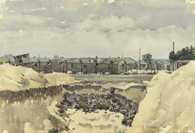 Campo di concentramento di Belsen da Alex Colville
