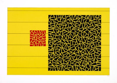 Equilibrio su campo giallo da Alex Dunn
