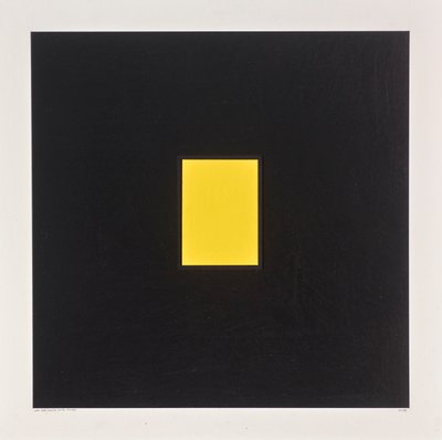 Rettangolo Giallo su Nero da Alex Dunn