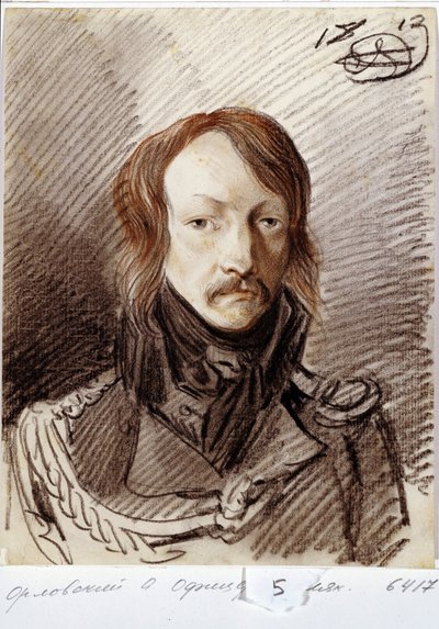Ritratto di Alexei Pavlovich Lanskoy (1789-1855) da Alexander Orlowski