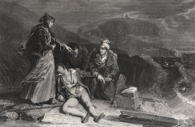 Il salvataggio di Cleveland, inciso da George Presbury, da 