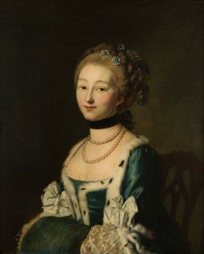 Ritratto di Elizabeth, Lady Bridgeman, poi Lady Bradford (1735-1806), c.1755-93 da Alexander (attr. to) Roslin