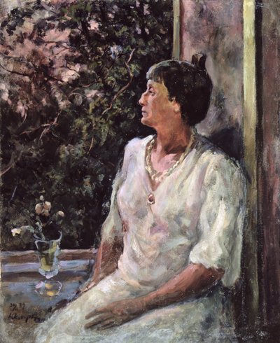 Ritratto di Anna Akhmatova, c.1939 da Alexander Alexandrovich Osmiorkin