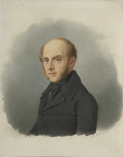 Ritratto del conte Sergey Semionovich Uvarov da Alexander Alexeyevich Vasilyevsky