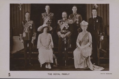 La famiglia reale da Alexander Bassano