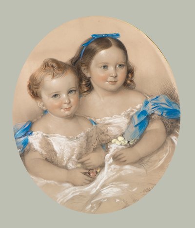 Doppio ritratto di Mary Sime Greig e David Middleton Greig da Alexander Blaikley