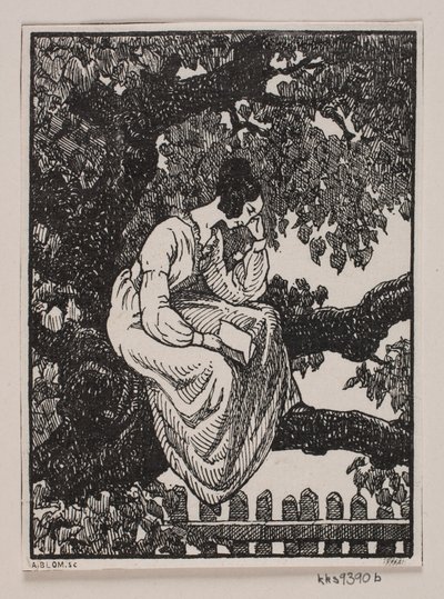 Danese:  Vignetta per "Posthuset i Hirschholm" di H. Hertz da Alexander Blom