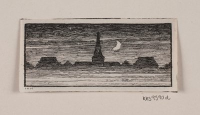 Danese:  Vignetta per "Posthuset i Hirschholm" di H. Hertz da Alexander Blom