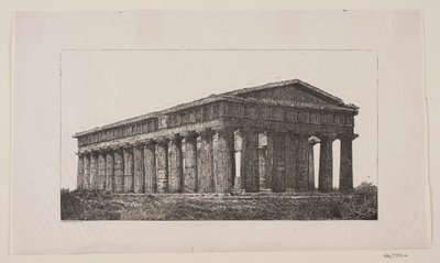 Tempio di Poseidone a Paestum da Alexander Blom