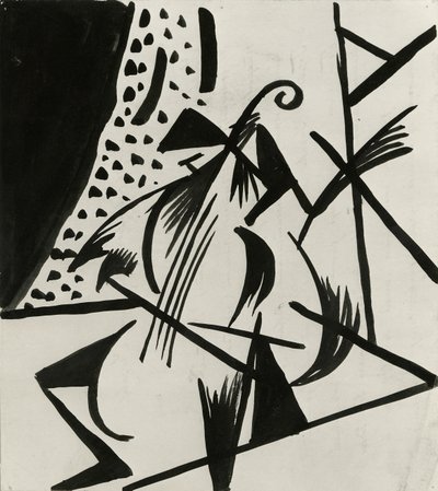 Musicista, c.1914-15 da Alexander Bogomazov