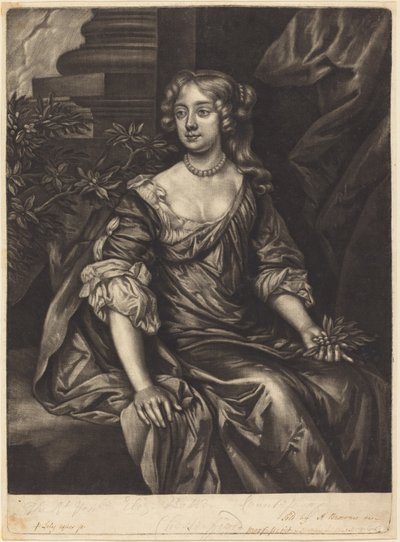 La Nobilissima Lady Elizabeth Butler, Contessa di Chesterfield da Alexander Browne after Sir Peter Lely