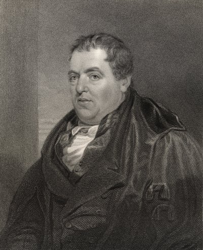 Sir John Leslie, inciso da H. Cook, da 