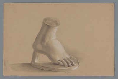 Modello in gesso di un piede da Alexander Cranendoncq