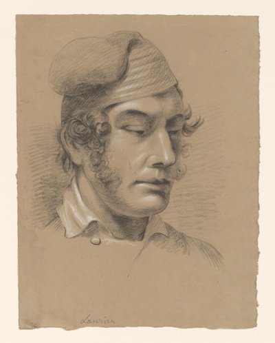 Testa di un uomo, verso destra da Alexander Cranendoncq