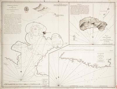Mappa di Lampedusa, Sicilia da Alexander Dalrymple