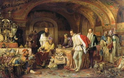 Ivan IV di Russia mostra i suoi tesori all