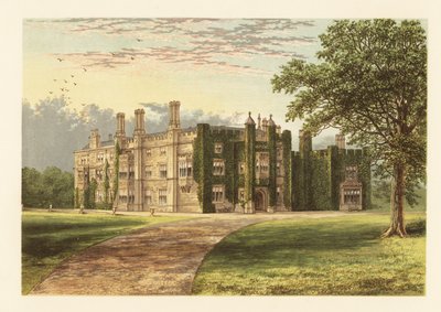 Drakelowe Hall, Derbyshire, Inghilterra da Alexander Francis (after) Lydon