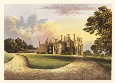 Casa di Eggesford, Devon, Inghilterra, 1880 (incisione) da Alexander Francis (after) Lydon
