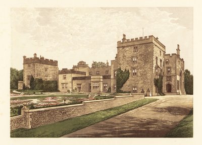 Castello di Muncaster, Cumbria, Inghilterra (incisione) da Alexander Francis (after) Lydon