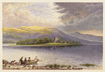 Paesaggio del Loch scozzese: Loch Leven da Alexander Francis (after) Lydon