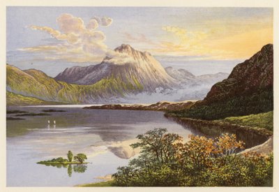 Paesaggio del Loch scozzese: Loch Maree da Alexander Francis (after) Lydon