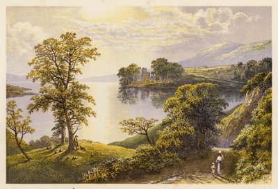 Paesaggio del Loch scozzese: Lochmaben da Alexander Francis (after) Lydon