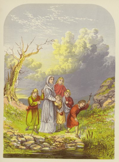 Cristiana e i suoi figli arrivano al Pantano della Disperazione da Alexander Francis Lydon