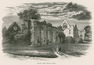 Abbazia di Dryburgh, da sud-est da Alexander Francis Lydon