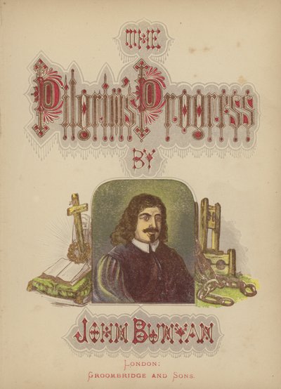 Frontespizio a Il Progresso del Pellegrino di John Bunyan da Alexander Francis Lydon