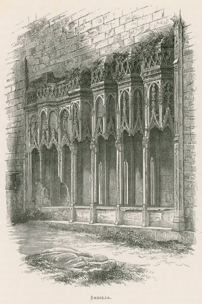 Abbazia di Furness, Sedilia da Alexander Francis Lydon