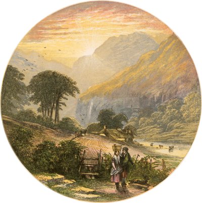 Scena del distretto dei laghi da Alexander Francis Lydon