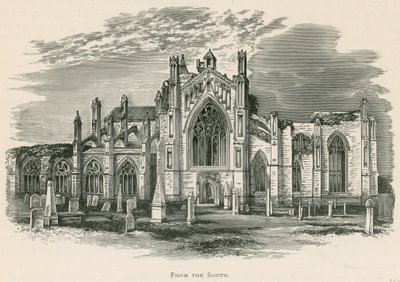 Abbazia di Melrose, dal Sud da Alexander Francis Lydon