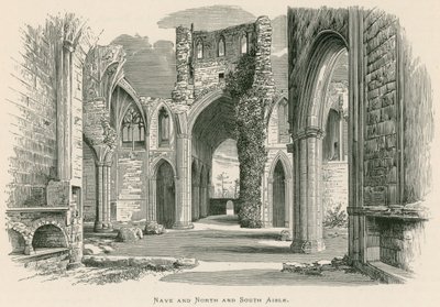 Abbazia di Melrose, Navata e Navate Nord e Sud da Alexander Francis Lydon