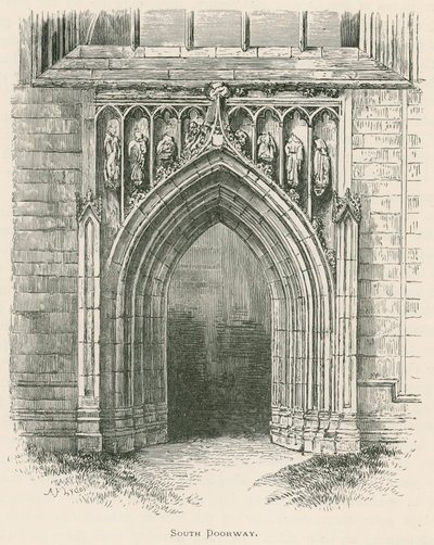 Abbazia di Melrose, Porta Sud da Alexander Francis Lydon