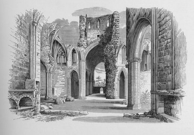 Navata e navate nord e sud, Abbazia di Melrose, c1880, 1897 da Alexander Francis Lydon