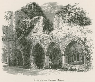Abbazia di Netley, Chiostri e Sala Capitolare da Alexander Francis Lydon