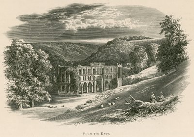 Abbazia di Rievaulx, da est da Alexander Francis Lydon