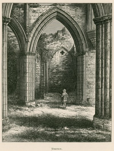 Abbazia di Rievaulx, sagrestia da Alexander Francis Lydon